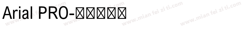 Arial PRO字体转换
